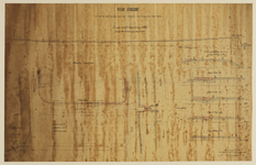 216287 Kaart van het terrein tussen de Kruisvaart en de Rijnkade te Utrecht; met weergave van het stratenplan en de aan ...